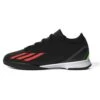 ADIDAS JR X Speedportal .3 IN Soccer Shoe - Core Black/Solar Red/Team Solar Green - Regular (D) -EveryShoes Shop HR1792 01