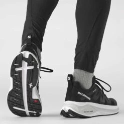 Salomon Men's Glide Max Running Shoe- Lunar Rock/Black/Tanager Turquoise- Regular (D) -EveryShoes Shop L41764300 4e494aa7168472bdada643c1f0e87bbd