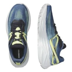 Salomon Men's Aero Blaze Running Shoe- Blue Ashes/Sunny Lime/Dark Sapphire- Regular (D) -EveryShoes Shop L47049200 dafc6c9e86cf31665164e4ac8c3cde01