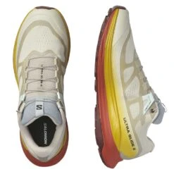 Salomon Men's Ultra Glide 2 Trail Running Shoe - Rainy Day/Freesia/Hot Sauce - Regular (D) 12 Salomon Men's Ultra Glide 2 Trail Running Shoe - Rainy Day/Freesia/Hot Sauce - Regular (D) -EveryShoes Shop L47212200 10 GHO ULTRA GLIDE 2Rainy Day Freesia Hot Sauce
