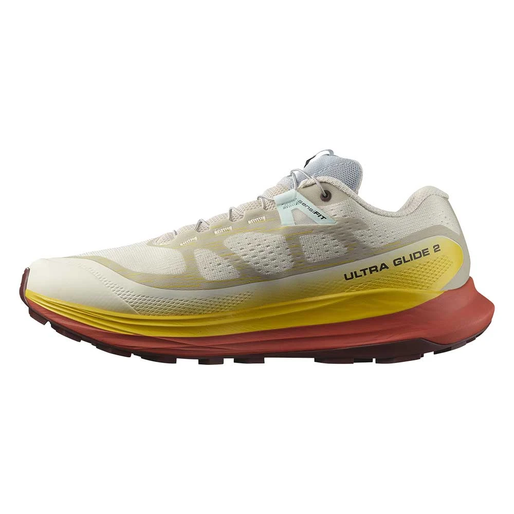 Salomon Men's Ultra Glide 2 Trail Running Shoe - Rainy Day/Freesia/Hot Sauce - Regular (D) 5 Salomon Men's Ultra Glide 2 Trail Running Shoe - Rainy Day/Freesia/Hot Sauce - Regular (D) - Image 3