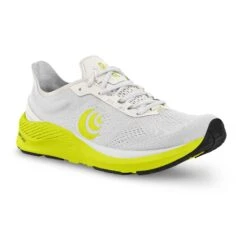 Topo Athletic Men's Cyclone Running Shoe - White/Lime - Regular (D) -EveryShoes Shop M045 WHTLIM 1