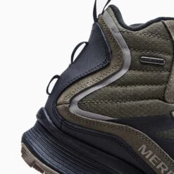 Merrell Men's Moab Speed Thermo Mid Waterproof Hiking Boot - Olive - Regular (D) -EveryShoes Shop MRLM J066915 021621 S21 007 1