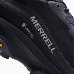 Merrell Men's Moab Speed GoreTEX Hiking Shoe - Black/Asphalt - Regular (D) -EveryShoes Shop MRLM J067083 021621 S21 007