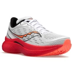 Saucony Men's Endorphin Speed 3 Running Shoe- White/Black/Vizi- Regular (D) -EveryShoes Shop S20756 85 5