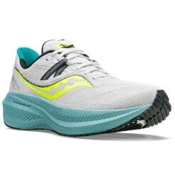 Saucony Men's Triumph 20 Running Shoe - Fog/Mineral - Regular (D) -EveryShoes Shop S20759 15 5 1