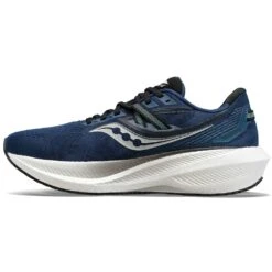 Saucony Men's Triumph 20 Running Shoe - Twilight/Rain - Regular (D) -EveryShoes Shop S20759 21 2 75baf4c3 d9d4 4dad b6c7 a6224e088941