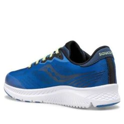 Saucony Youth Ride 14 Running Shoe - Blue -EveryShoes Shop SAUK SK265073 Ride14 100820 AW21 02