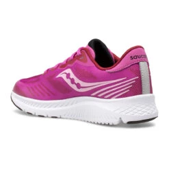 Saucony Youth Ride 14 Running Shoe - Pink -EveryShoes Shop SK165318 2 1