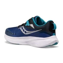 Saucony Youth Ride 15 Running Shoe - Twilight/Black -EveryShoes Shop SK266068 2 ride
