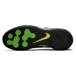 JR Nike Phantom GT2 DF SW IC Soccer Shoe - Black/Mtlc Platinum/Green Strike -EveryShoes Shop dm0740 003 phsuh000
