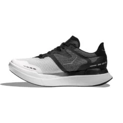 Hoka Unisex Transport X Running Shoe - Black/White- Regular (D) -EveryShoes Shop hoka transport x 7