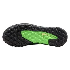 Nike JR Phantom GT2 DF SW TF Soccer Shoe - Black/Mtlc Platinum/Green Strike -EveryShoes Shop nike phantom gt2 academy df tf sw jr dm0741 003 football shoes green multicolor green 6 790x790 1